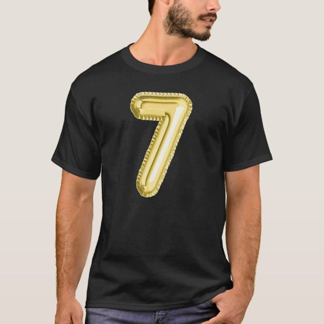 Camiseta Número sete 7 (Frente)