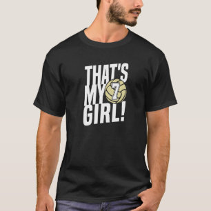 Camiseta Número Sete Essa É Minha Garota 7 Mãe Pai Volei