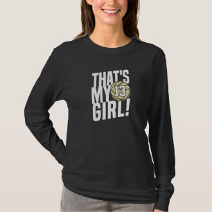Camiseta Número Treze Essa É Minha Garota 13 Mãe de Família