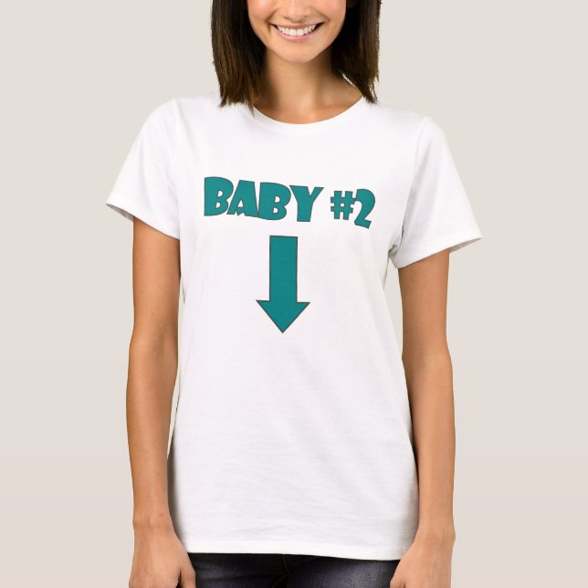 Camiseta NÚMERO TWO.png do BEBÊ (Frente)