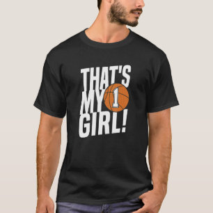 Camiseta Número Um que é a minha garota nº 1 Basquete mãe P