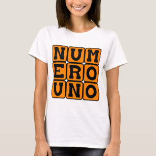 Camiseta Número Uno, Número Um em espanhol