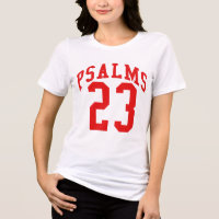 Camiseta Número Varsity Vermelho Salmos 23