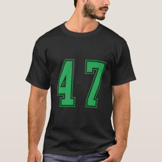 Camiseta Número Verde 47 Equipe Esportiva Júnior Unifor Num