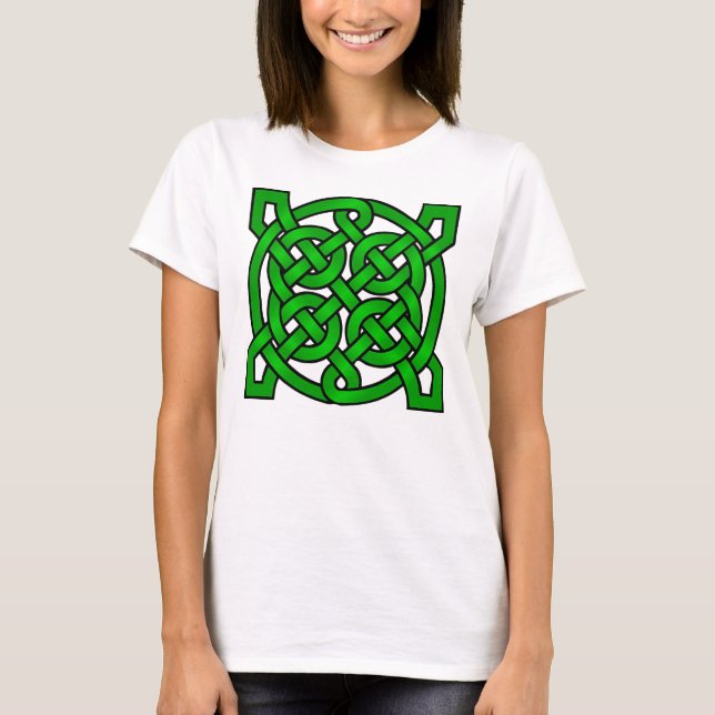 Camiseta Números Célticos Verdes (Frente)
