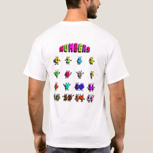 Camiseta Números coloridos