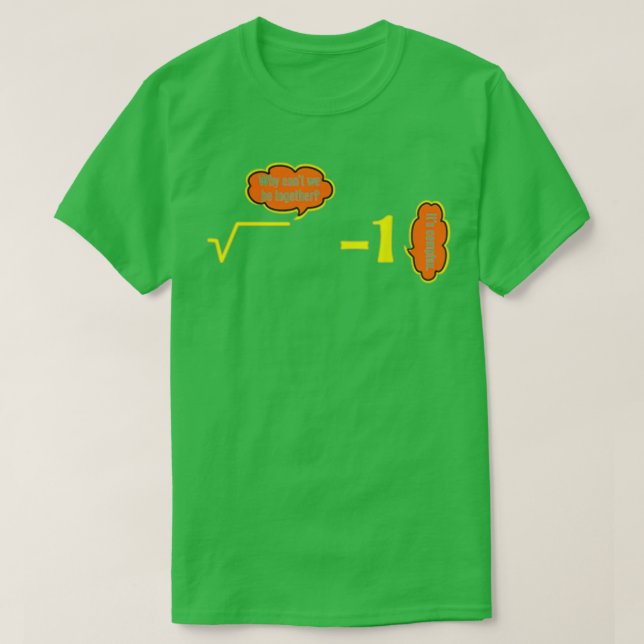 Camiseta Números complexos Itx27s Matemático Piadas Humor (Frente do Design)