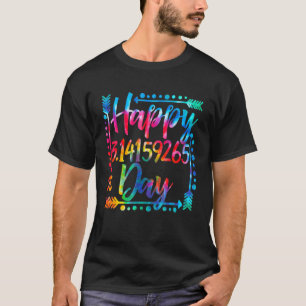 Camiseta Números De Cores Espirais Do Dia Pi 3 14 Tarte Fel