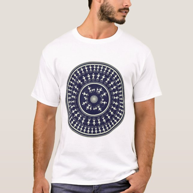Camiseta Números de dança para Patten Trible (Frente)