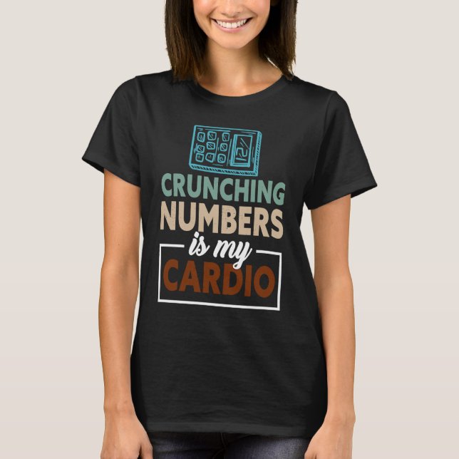 Camiseta Números de toque é minha contabilidade do Cardio A (Frente)