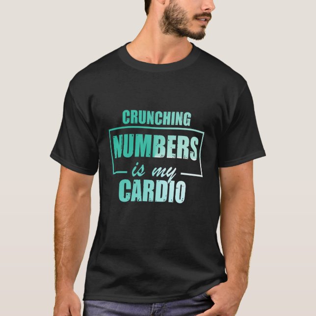 Camiseta Números de toque é minha contabilidade do Cardio A (Frente)