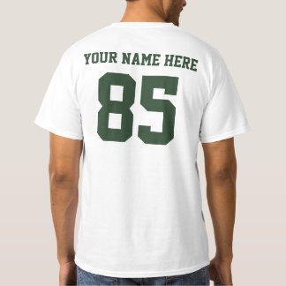 Camiseta Números e Nome Próprios