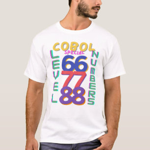 Camiseta Números Especiais de Programação do Cobol