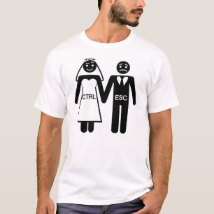 Camiseta Números humorísticos da Noiva Groom