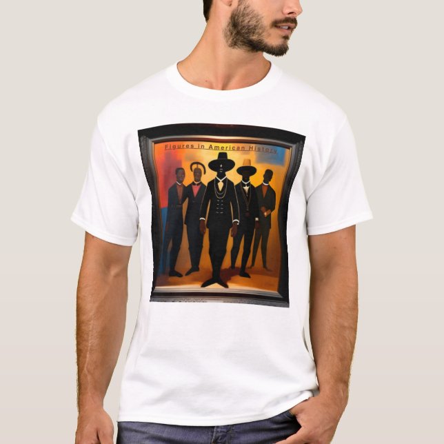 Camiseta Números na História Americana (Frente)