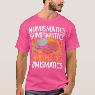 Camiseta Numismática Colecionador de Moedas Coleção de Moed
