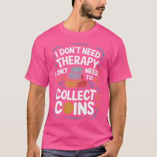 Camiseta Numismática Numismata Para Colecionador De Moedas