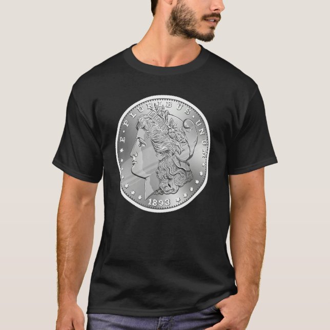 Camiseta Numismatist Morgan Silver Dollar Coin Collector 2- (Frente)