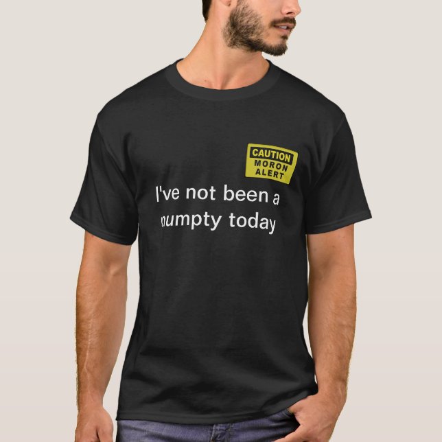 Camiseta Numpty/t-shirt do parvo… (Frente)
