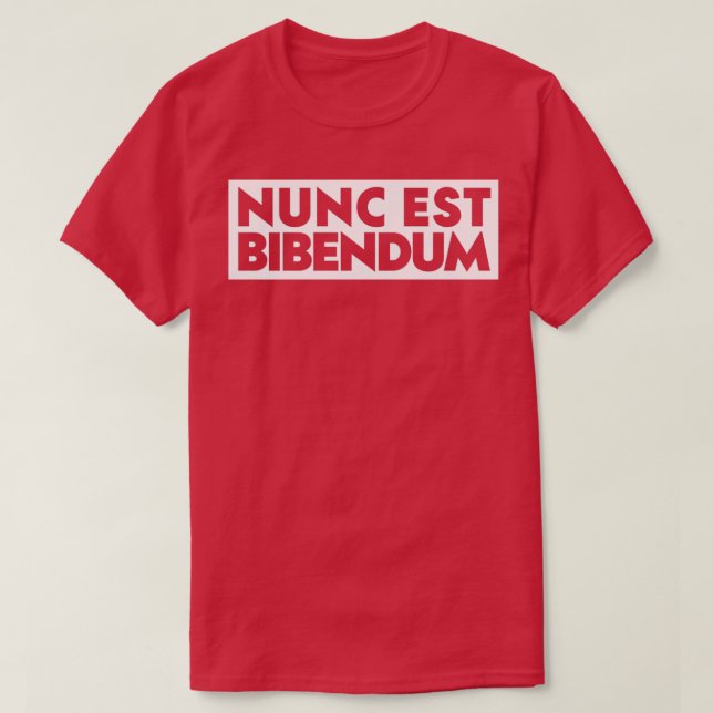 Camiseta Nunc est bibendum Latin (Frente do Design)