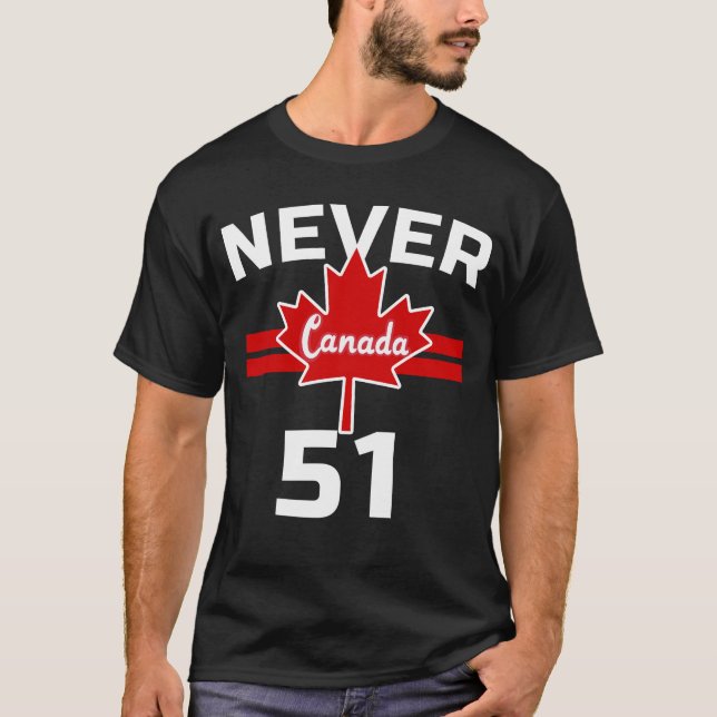 Camiseta Nunca 51 - Canadá Nunca 51 Estado (Frente)