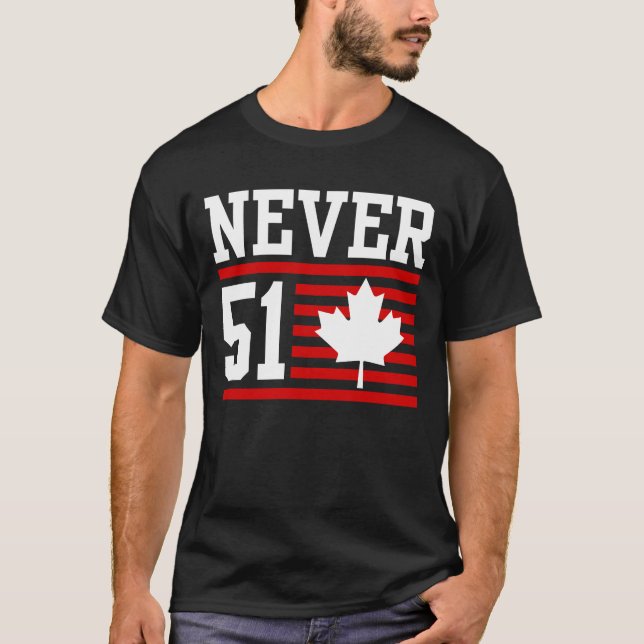 Camiseta Nunca 51 Ruas - Canadá Nunca 51 Estados (Frente)