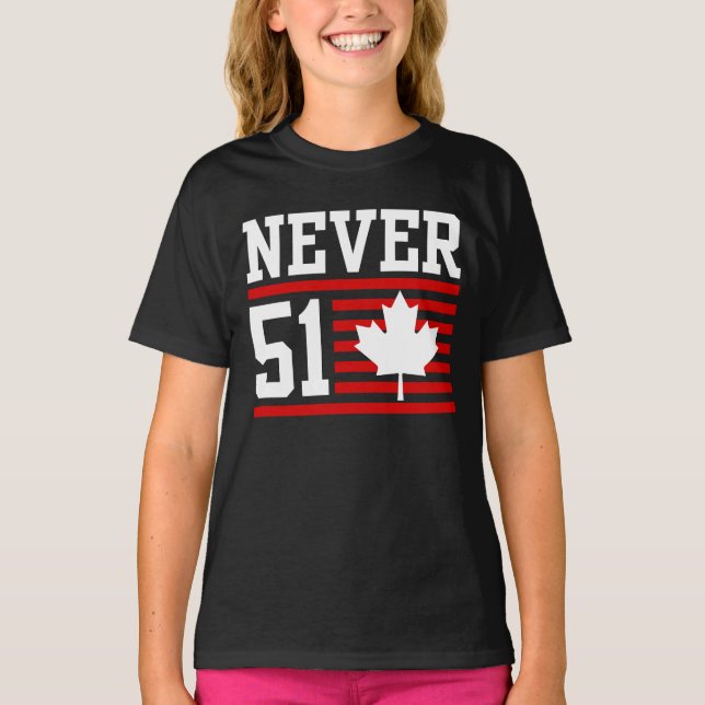 Camiseta Nunca 51 Ruas - Canadá Nunca 51 Estados (Frente)