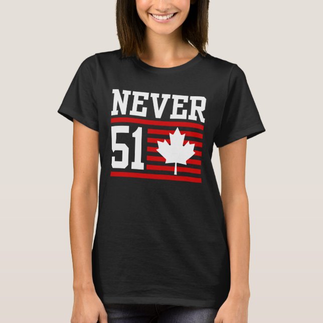 Camiseta Nunca 51 Ruas - Canadá Nunca 51 Estados (Frente)