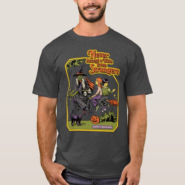 Camiseta Nunca Aceite Uma Carona (Frente)