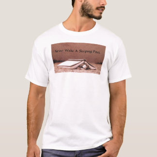 Camiseta Nunca acorde um poeta de sono