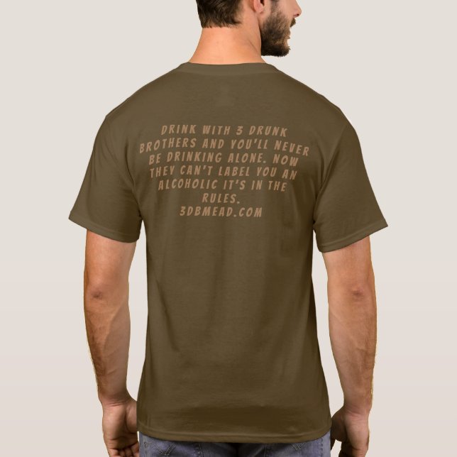 Camiseta Nunca Beba Sozinho (Verso)