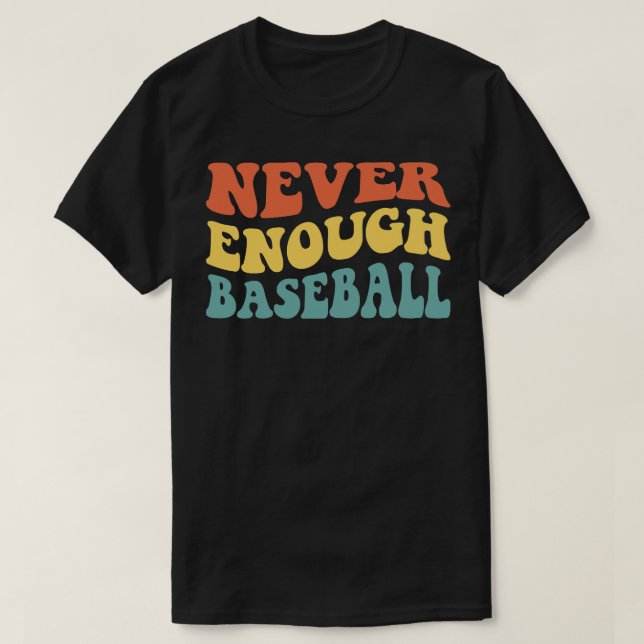 Camiseta Nunca Chega de Baseball IV (Frente do Design)