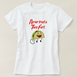 CAMISETA NUNCA CONFIE EM UM FARTO DE TÁQUO