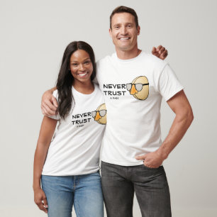 Camiseta Nunca confie que Fart a rachadura sábia da piada