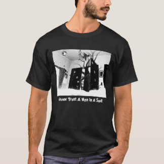 Camiseta Nunca confie um homem em um TShirt de Slenderman