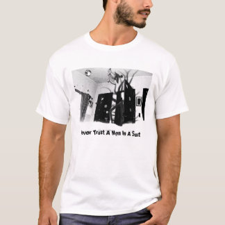 Camiseta Nunca confie um homem em um TShirt de Slenderman