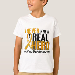 Camiseta Nunca conheceu um cancer do apêndice do pai do