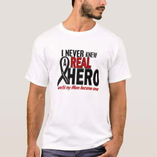 Camiseta Nunca conheceu um herói real 2 (a melanoma)