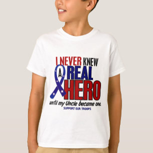 Camiseta Nunca conheceu um tio do herói 2 (apoie nossas