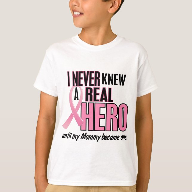 Camiseta Nunca conheceu uma MAMÃE real do herói (o cancro (Frente)
