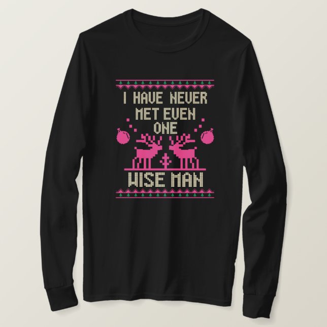 Camiseta Nunca Conheci Sequer Um Homem Sábio (Frente do Design)
