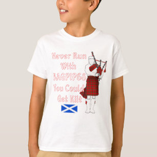 Camiseta Nunca Corra Com Baganças Que Você Pode Pegar Qui