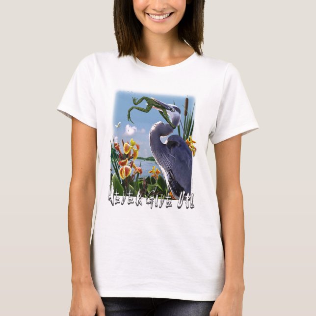 Camiseta Nunca dê acima! (Frente)