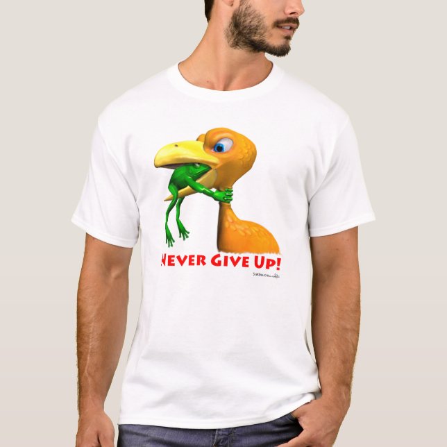 Camiseta Nunca dê acima! (Frente)