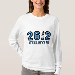 Camiseta Nunca dê acima a maratona