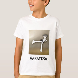 Camiseta Nunca dê acima o tshirt Karateka de Karate Kid