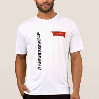 Camiseta #nunca descubra o novo logotipo Equipe Runner