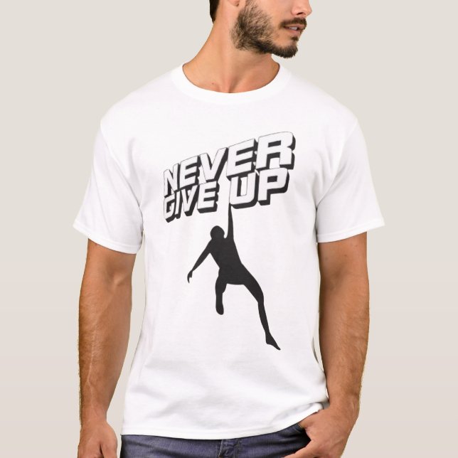 Camiseta Nunca desista (Frente)