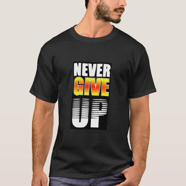 Camiseta Nunca desista (Frente)