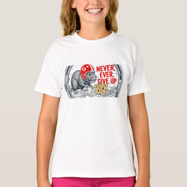 Camiseta Nunca desista 2 (Frente)